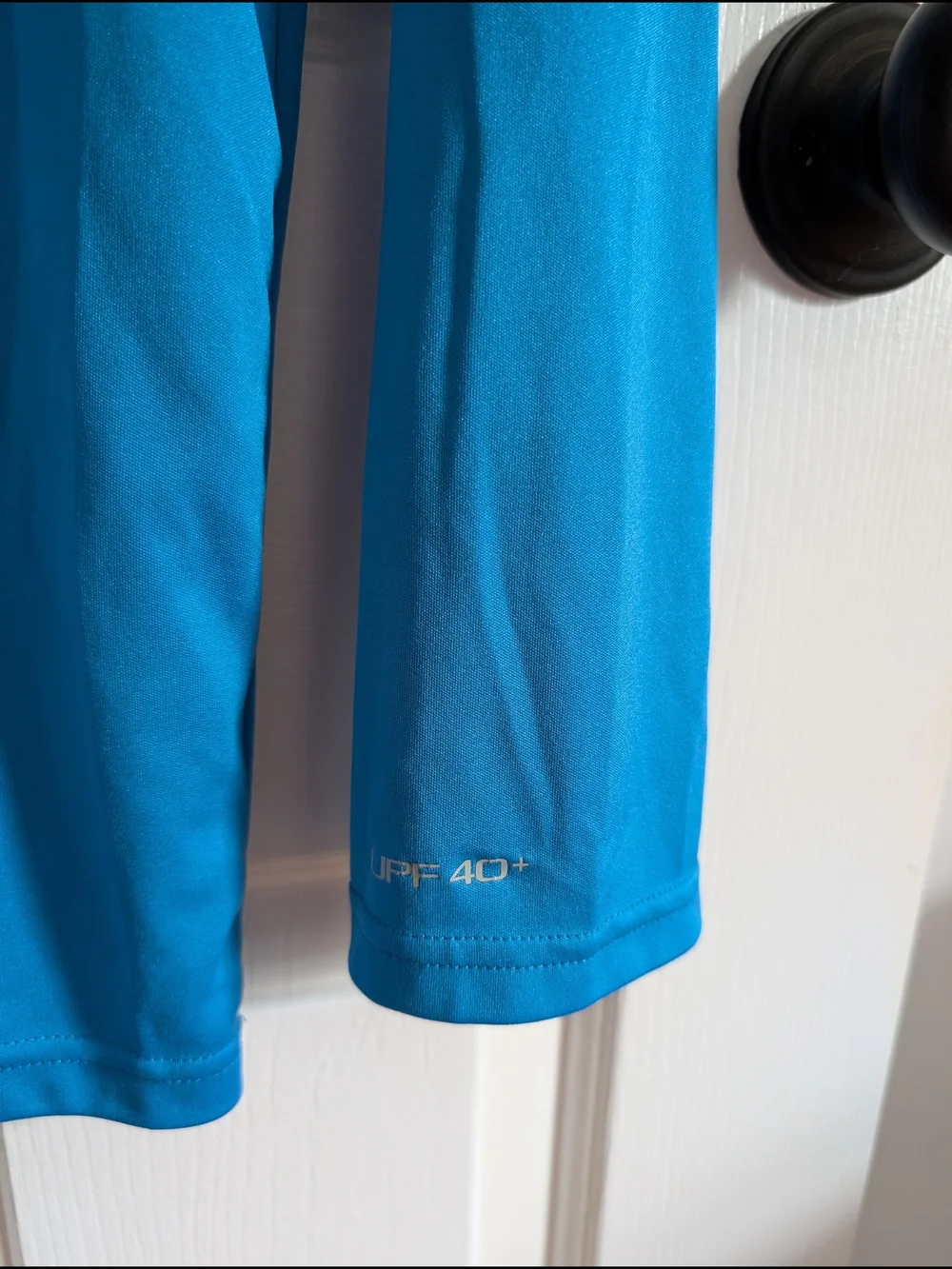 Nike Dri-FIT Men's Long Sleeve Athletic Shirt - Bright Blue Medium